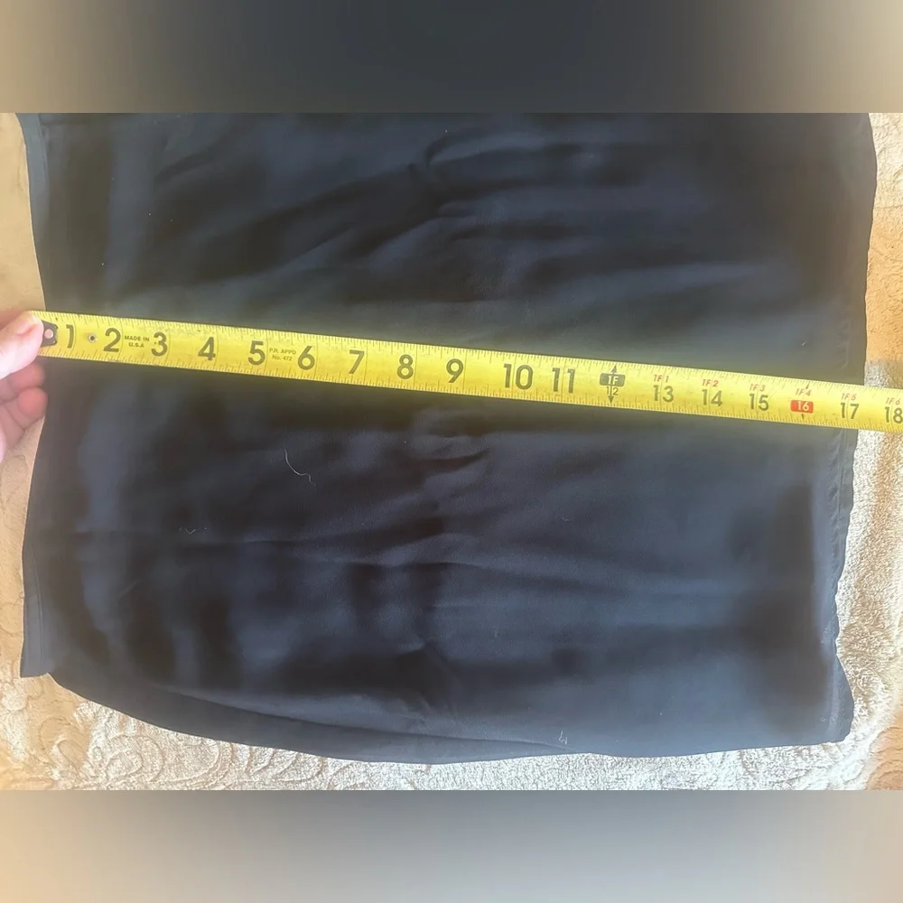 The Limited Womens Black Skirt Side Tie A-Line Chiffon Lite Tutu Tutu Skirt Sz 2 - Picture 12 of 12